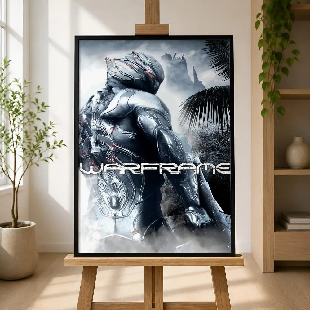 Warframe Game Poster – Self-Adhesive Waterproof Wall Art Wall Art Poster Axl