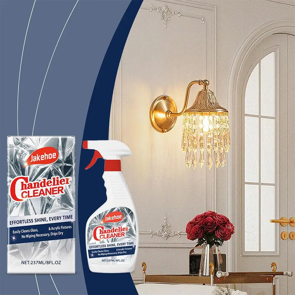 No-Wipe Chandelier & Glass Cleaning Spray – Streak-Free Shine Glass Cleaning Spray Axl