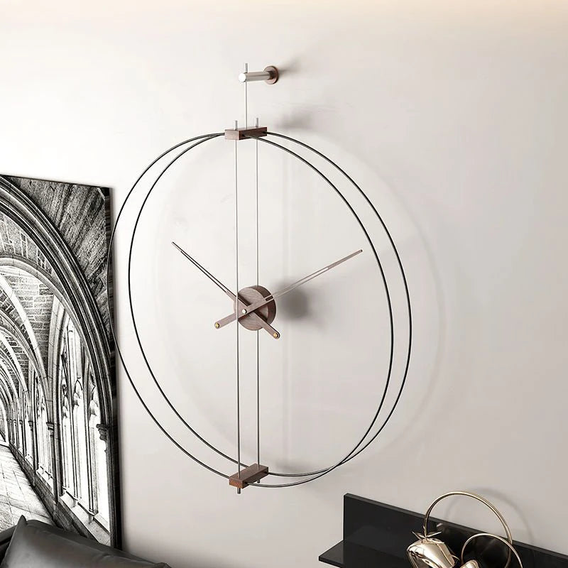 Large Nordic Modern Wall Clock – Silent Quartz Luxury Décor Decorative Wall Clock Axl