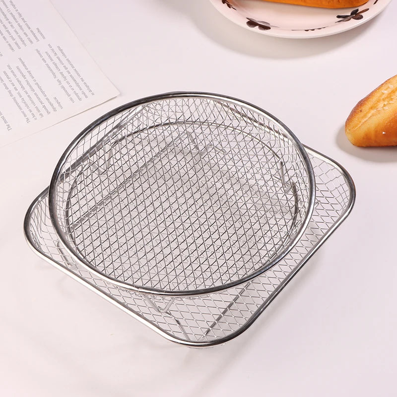 Stackable Stainless Steel Air Fryer & BBQ Grilling Rack Grilling Rack Axl