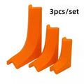 3-Piece Plastic Drill Guide Set – V-Groove Hole Positioning Tool Drill Guide Set Axl Orange-set