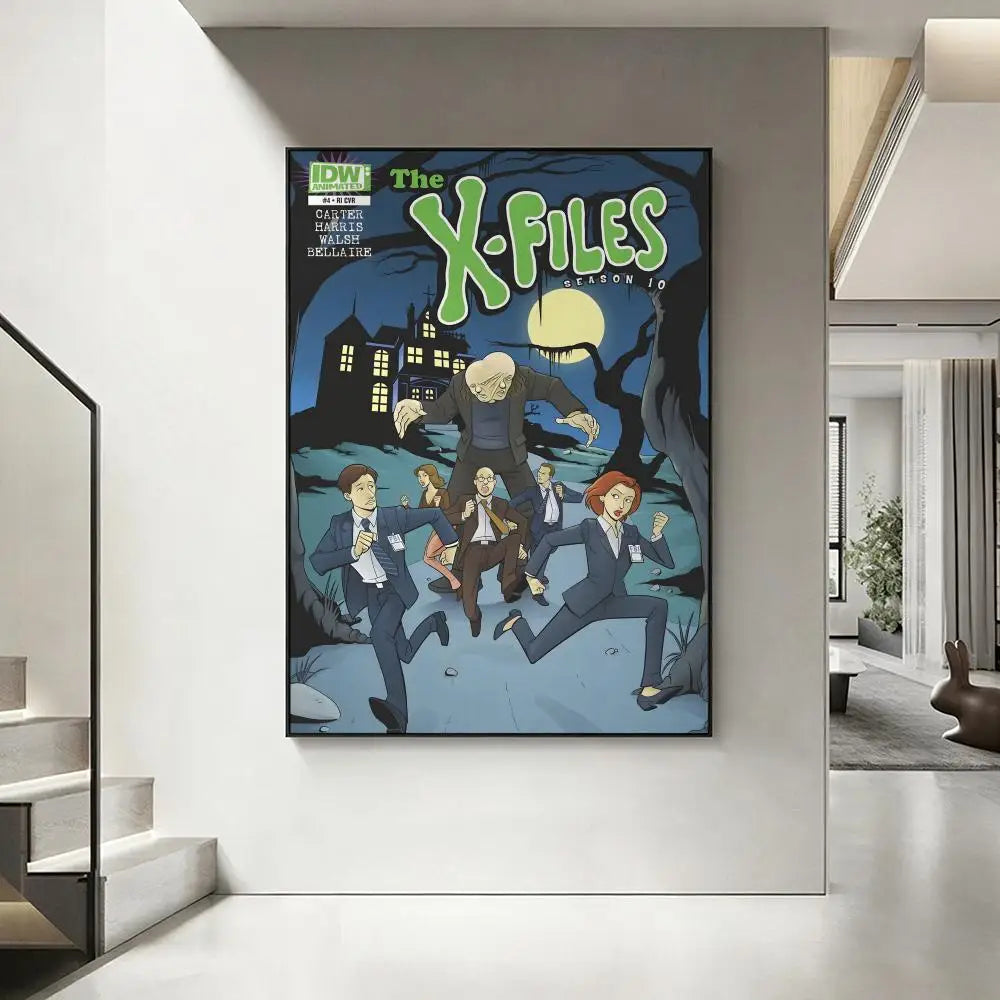 X-Files TV Poster – HD Waterproof Wall Art | Home & Bar Decor Wall Art Poster Axl White6 15X20cmNoframe