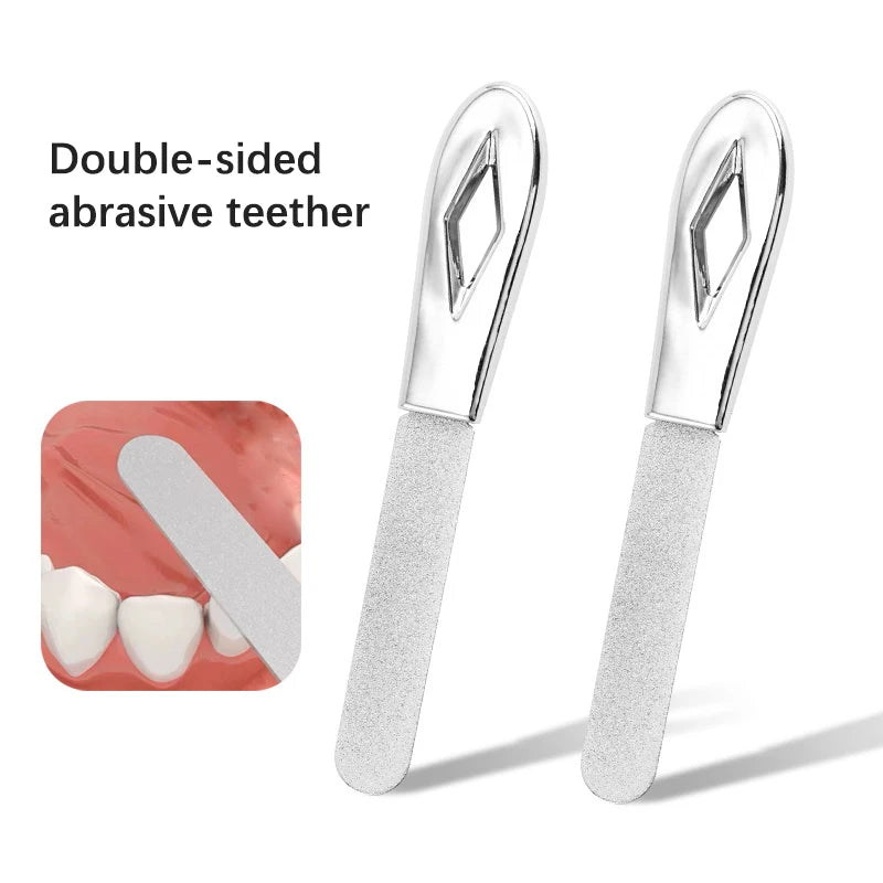 Stainless Steel Teeth File – Double-Sided Dental Sanding Tool Dental Sanding Tool Axl