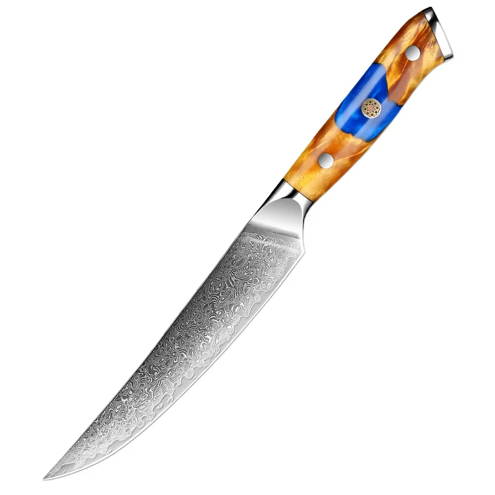 XITUO Damascus Steel Knife Set | Japanese VG10 1–8 PCS Damascus Kitchen Knife Set Axl Utility Knife