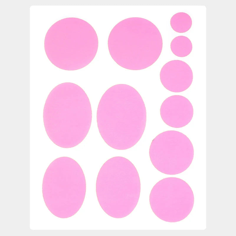Self-Adhesive Nylon Repair Patches – Assorted Colors & Shapes Fabric Repair Patches Axl pink2