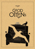 Good Omens TV Show Vintage Kraft Paper Poster | Unframed Wall Art Vintage Wall Poster Axl 5 30x20cm