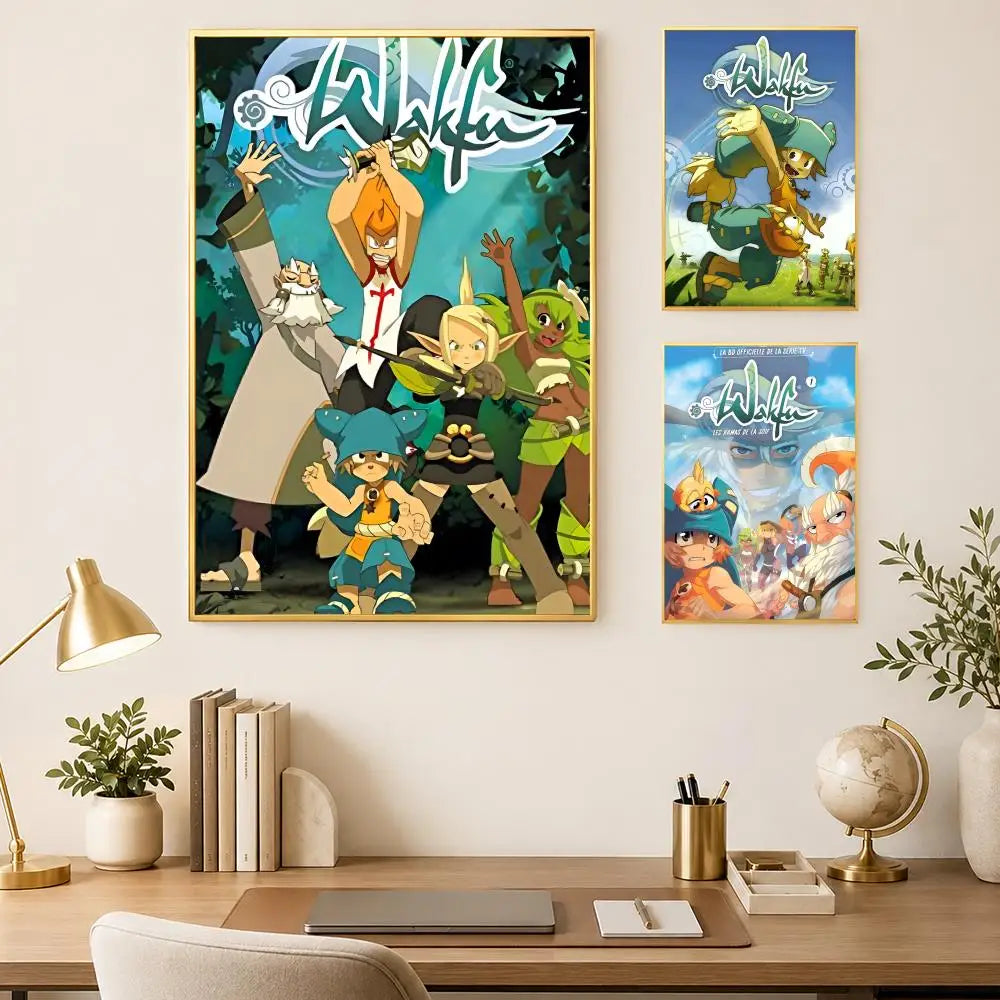 Wakfu Game Self-Stick HD Wall Poster – Waterproof Décor Wall Art Poster Axl