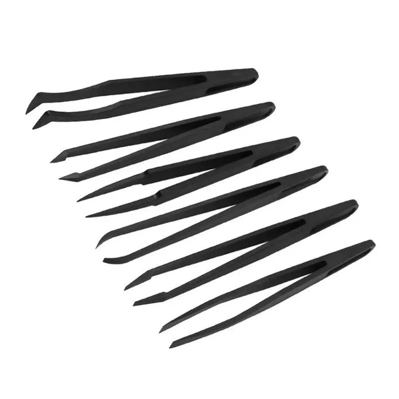 Anti-Static Precision Tweezers Set – Electronics & Jewelry 6 Pc Precision Tweezers Set Axl