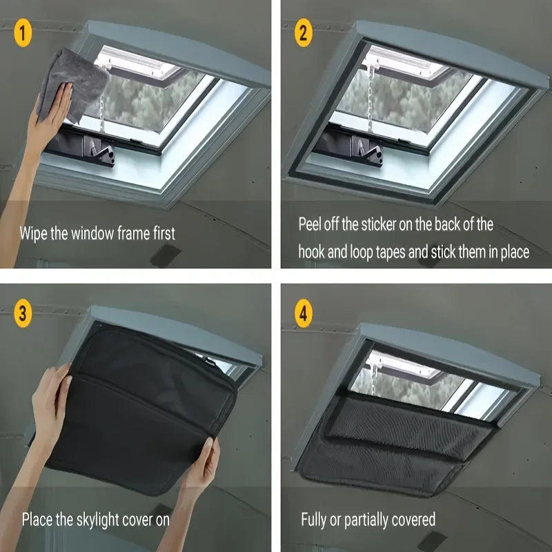 RV Blackout Curtains – Foldable Lightweight Sunshade Curtains RV Blackout Curtains Axl