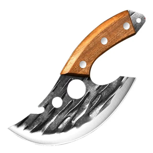 InLeung Hand Forged Stainless Steel Cleaver & Boning Knife Kitchen Cleaver Knife Axl Kitchen knife B