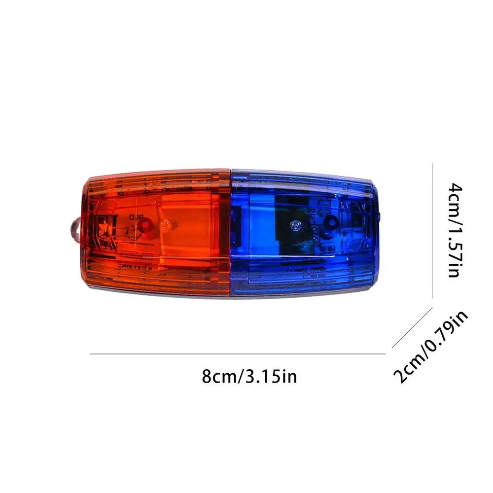 USB Rechargeable LED Shoulder Strobe Light for Night Running LED Safety Clip Light Axl As show