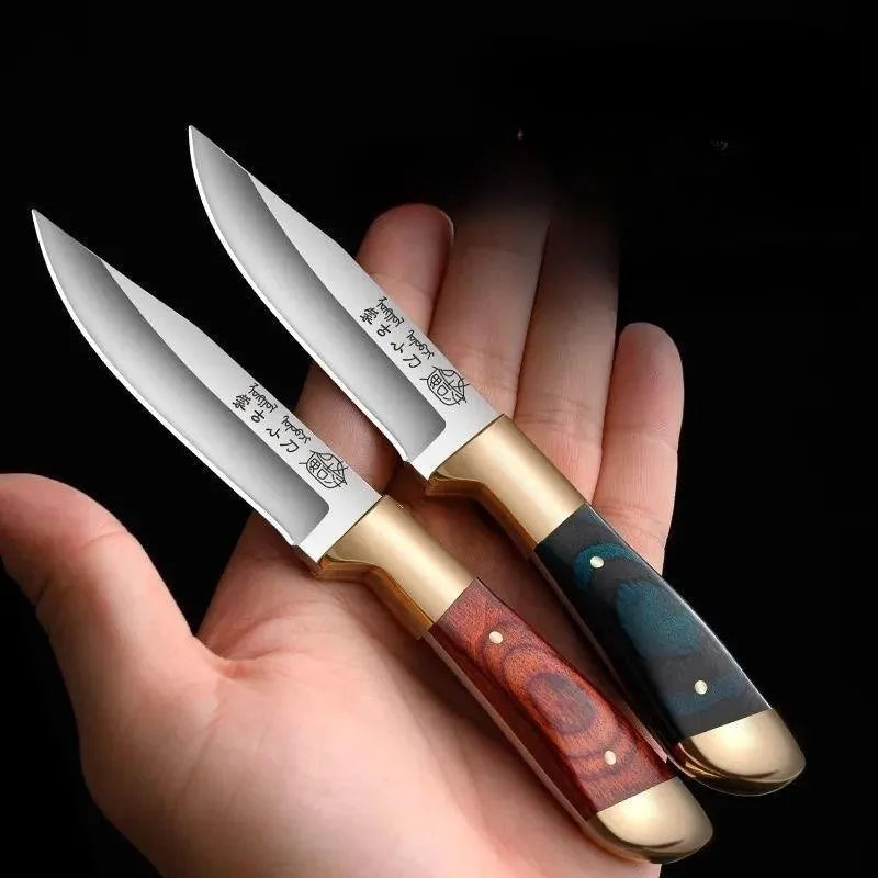 Portable Stainless Steel Boning Knife with Leather Cover Boning Knife Axl