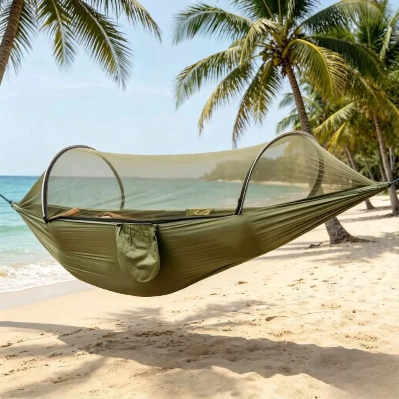 Quick-Install Camping Hammock with Mosquito Net | Portable Camping Hammock Axl