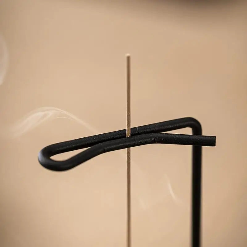 Upside Down Incense Burner – Wood & Metal Anti-Ash Holder Incense Burner Axl