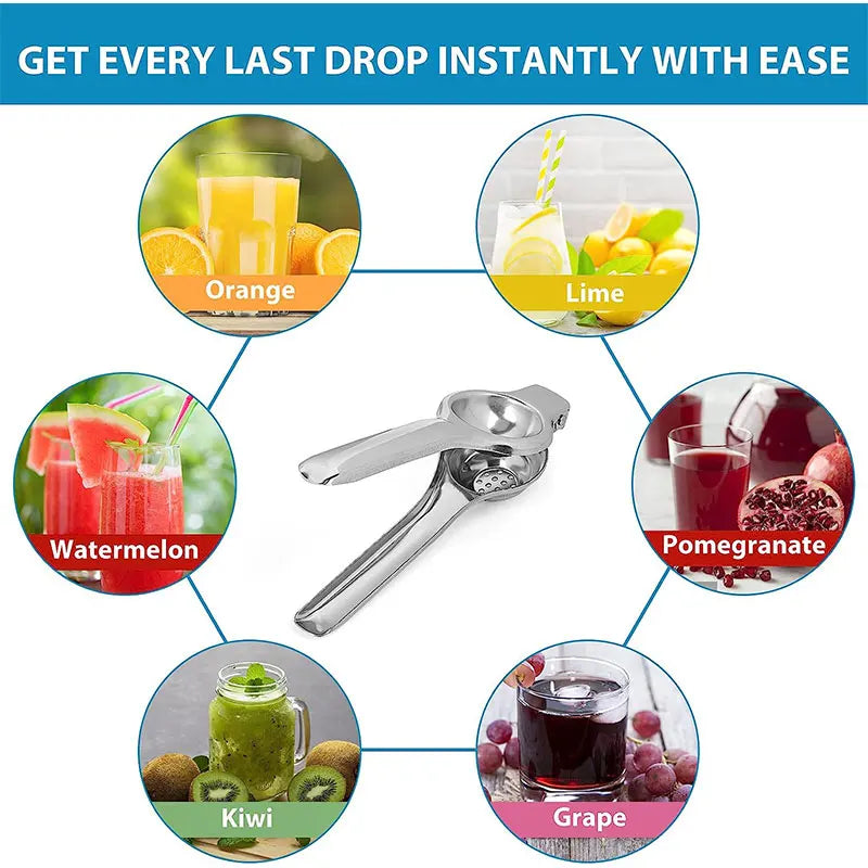 Stainless Steel Lemon Squeezer – Heavy Duty Citrus Press Juicer Citrus Press Juicer Axl
