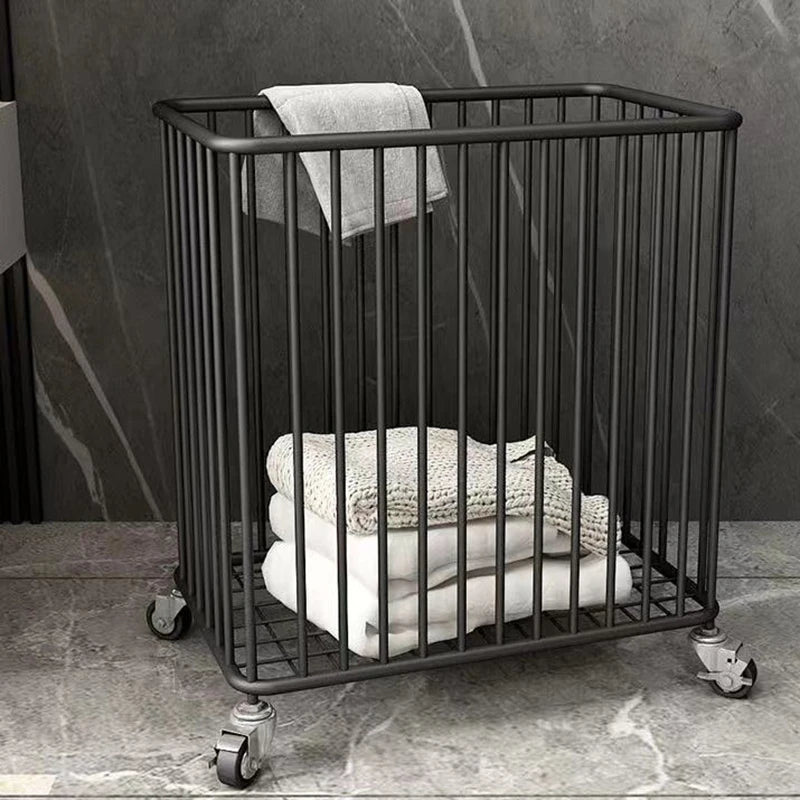 Nordic Iron Laundry Basket with Wheels – Large Capacity Storage Laundry Basket Axl