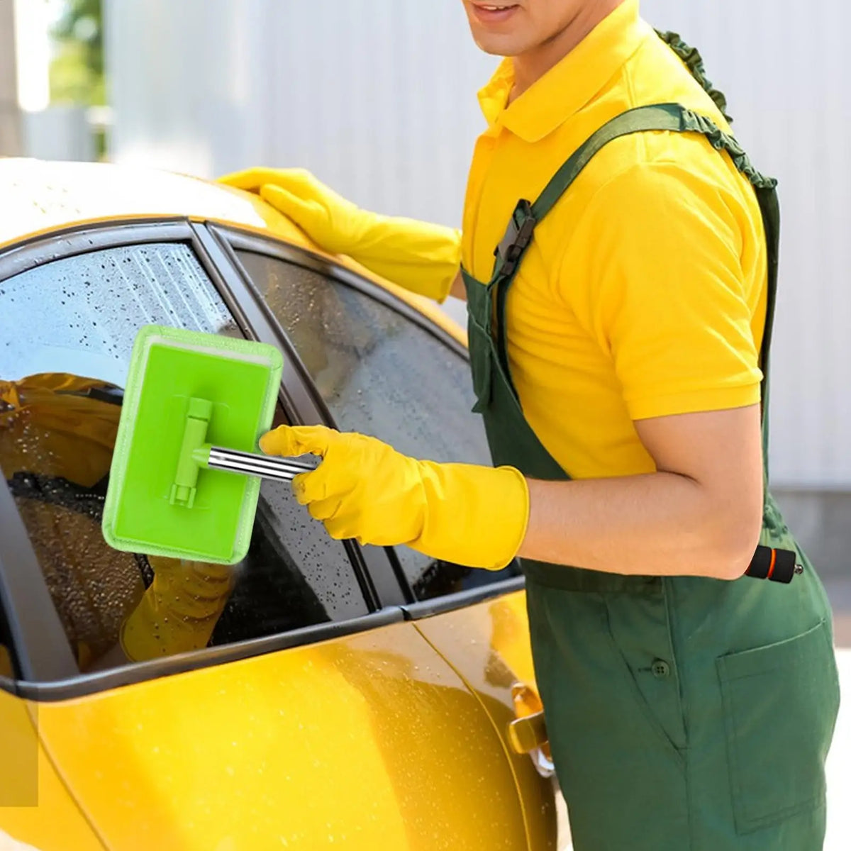 Microfiber Car Window Cleaner Tool – Telescopic Glass Brush Car Window Cleaner Axl