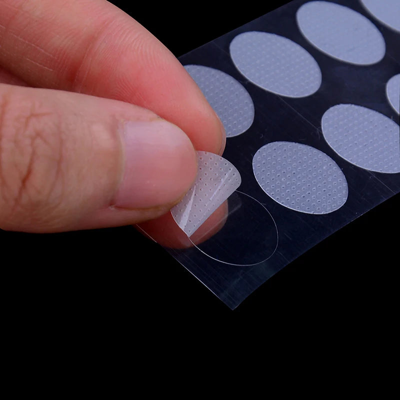 Ear Lobe Support Tape – 100 Invisible Patches (10 Sheets) Ear Lobe Support Tape Axl