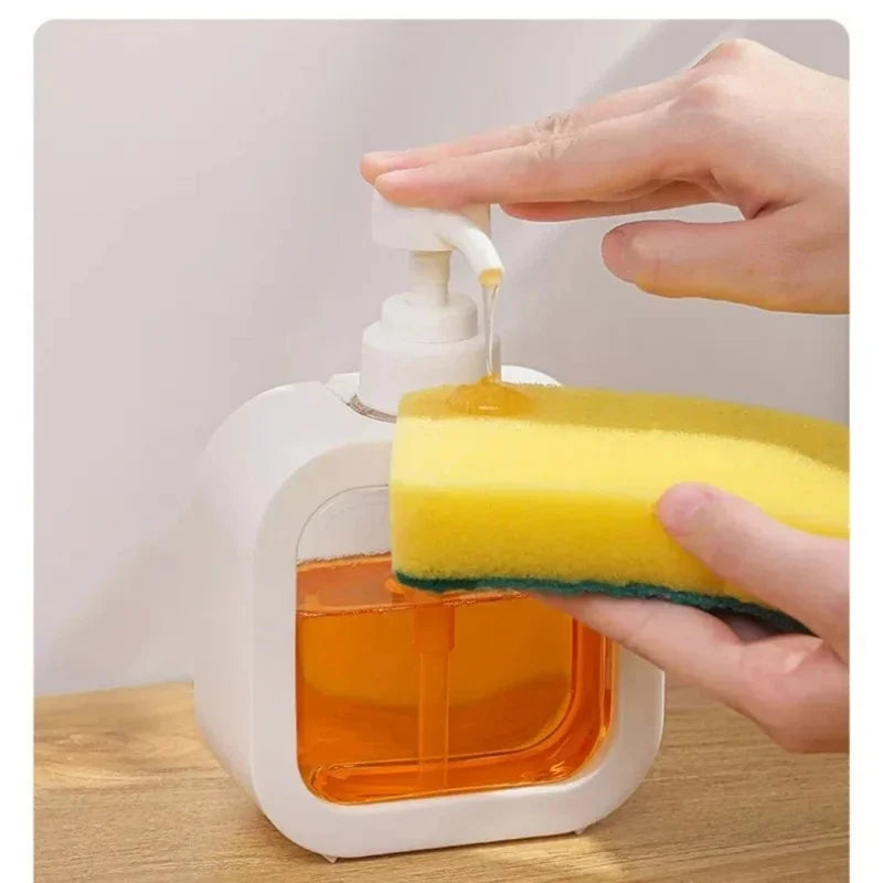 Transparent Soap Dispenser 300/500ML – Refillable Pump Bottle Soap Dispenser Axl