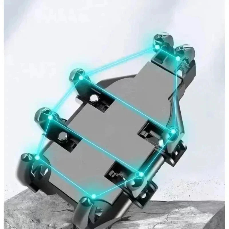 VIKEFON 8-Claw Phone Mount for Motorcycle Bicycle & Scooter Phone Handlebar Mount Axl