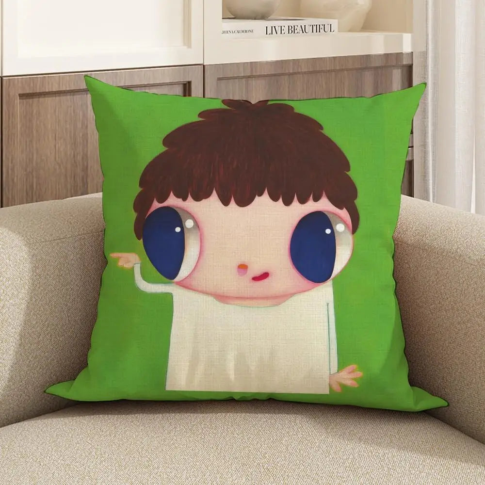 Javier Calleja Linen Cushion Cover | Sofa & Bedroom Décor Decorative Cushion Cover Axl