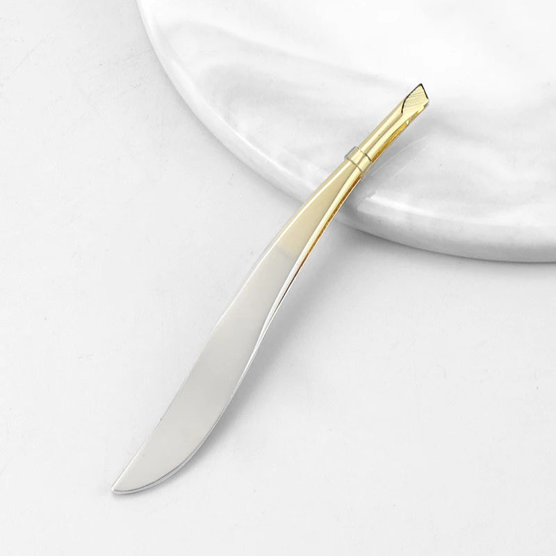 Stainless Steel Slant Tweezers – Eyebrow, Lash & Beard Tool Beauty Tweezers Axl 1pcs C
