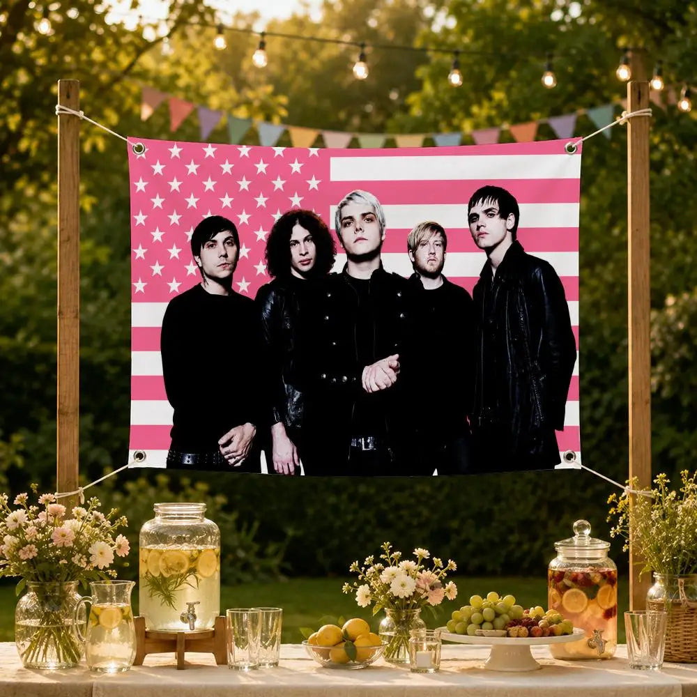 My Chemical Romance Wall Flag Banner – Indoor & Outdoor Decor Wall Flag Banner Axl