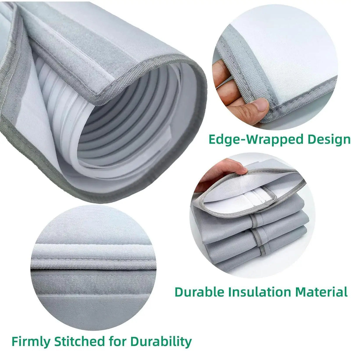 Portable AC Hose Cover – Insulated Dust-Proof Sleeve 5 & 5.9" AC Hose Cover Axl