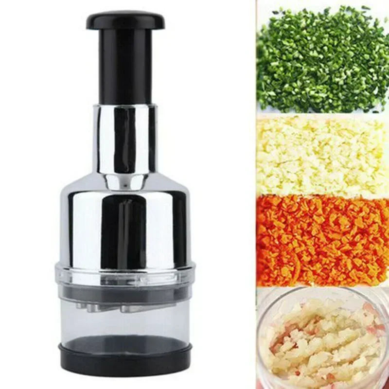 Stainless Steel Garlic & Onion Dicer Mincer Cutter Peeler Tool Garlic Onion Dicer Axl