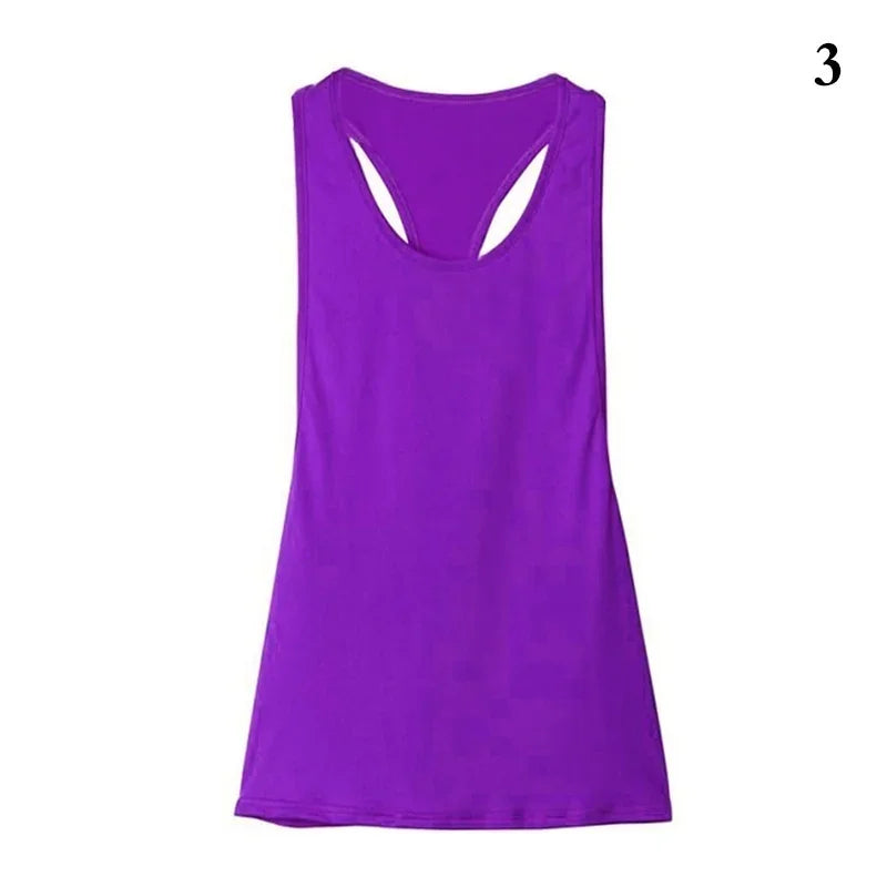 Women's Quick-Dry Sleeveless Fitness Tank Top – Slim Fit Women's Fitness Tank Top Axl purple S