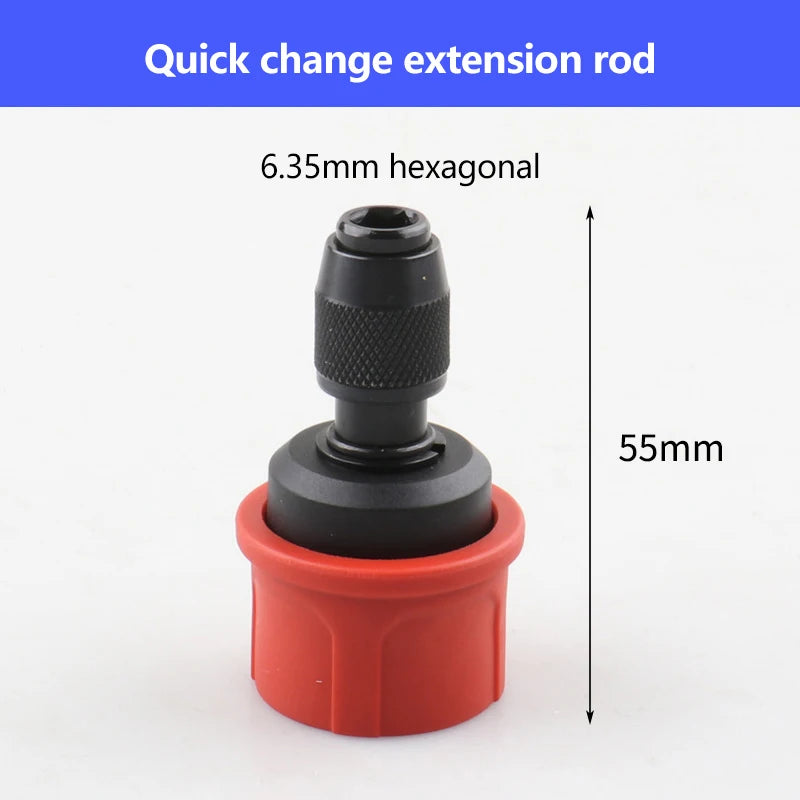 Quick-Release Drill Chuck Adapter – 6.35mm Hex Bit Convert Drill Chuck Adapter Axl A04