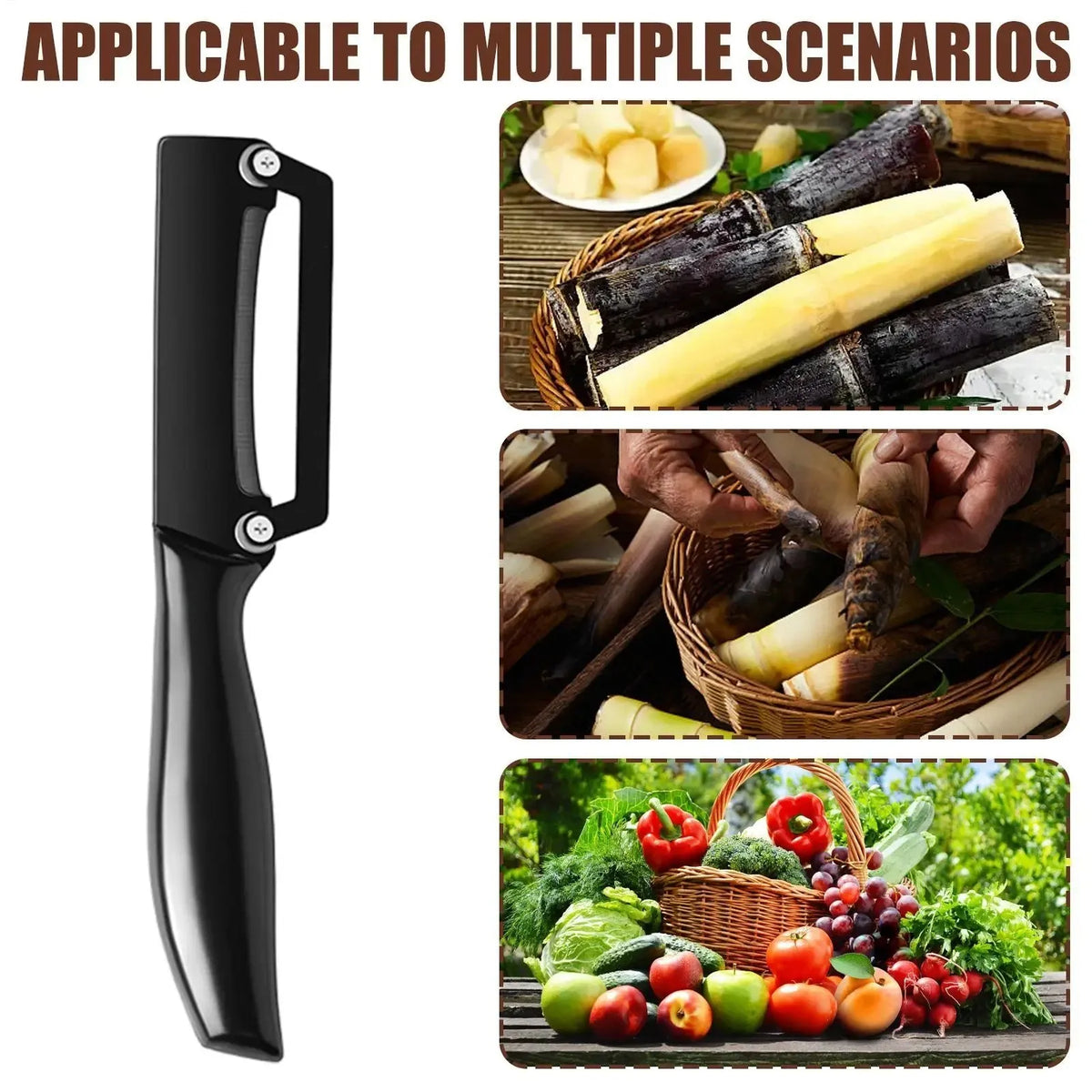 Stainless Steel Pineapple Peeler Set – Multi-Function Fruit Tool Fruit & Vegetable Peeler Axl