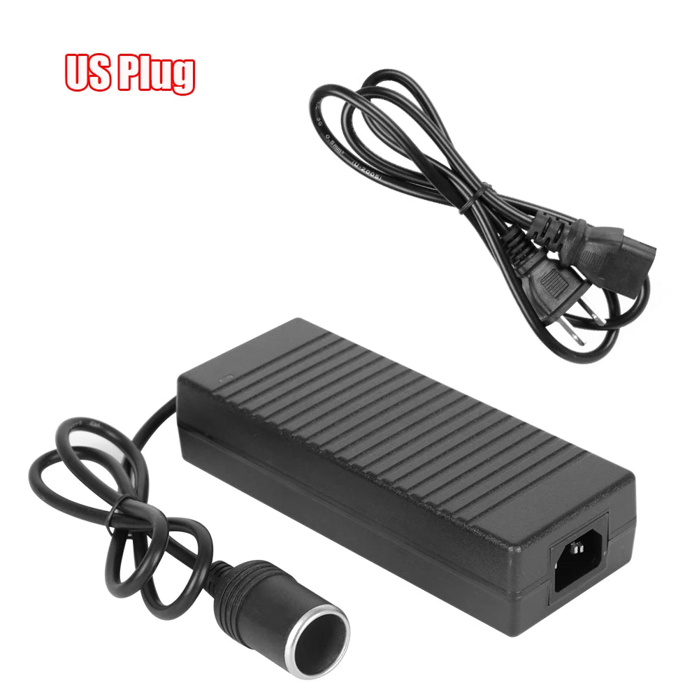 AC to DC 12V 15A Car Lighter Power Adapter – 110V/220V Converter Power Adapter Converter Axl US