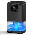 BALASHOV Air Dehumidifier – Digital Display & Night Light Home Dehumidifier Axl black 220V-240V EU Plug