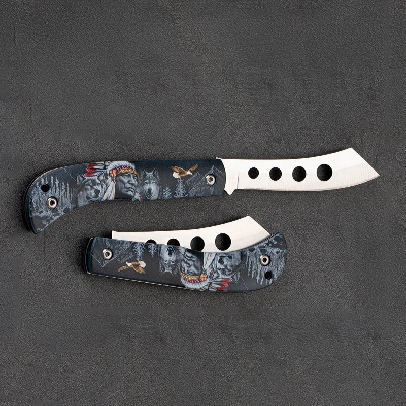 Mini Folding Pocket Knife – Stainless Steel EDC Camping Tool Folding Pocket Knife Axl 1pc knife BB1