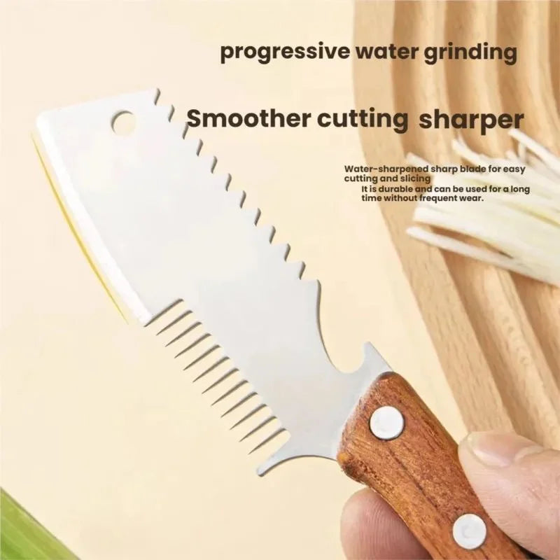 Stainless Steel Scallion Cutter & Multi-Function Kitchen Slicer Vegetable Slicer Tool Axl