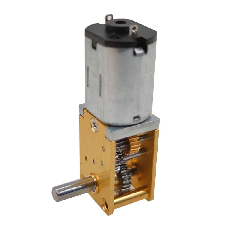 1218-N20 Self-Locking Worm Gear Miniature DC Motor 12V DC Gear Motor Axl