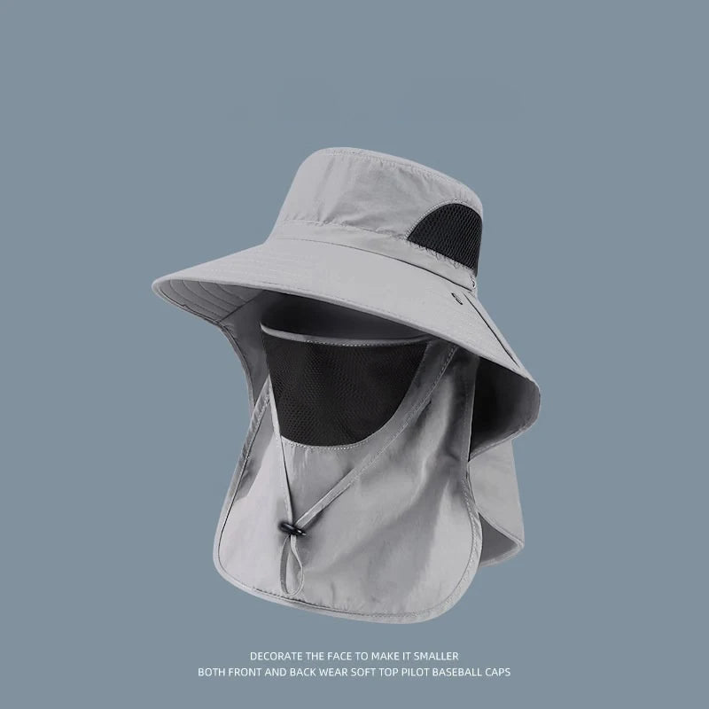 Wide Brim Sun Hat – UV Protection Fishing & Hiking Cap Wide Brim Sun Hat Axl E