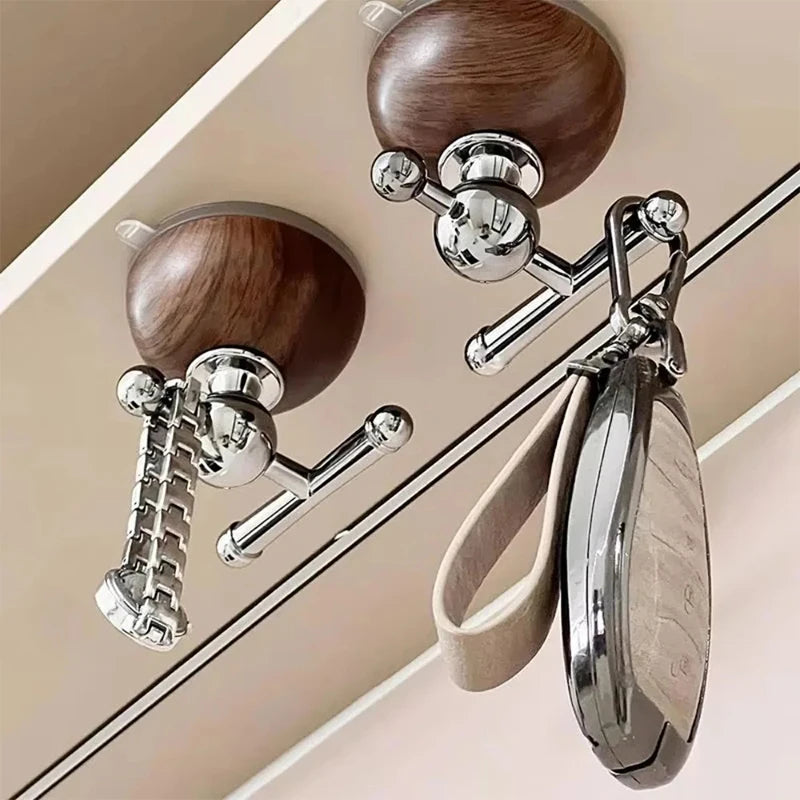 Suction Cup Wall Hooks – Waterproof Towel Hanger 1–2 Pack Suction Cup Hook Axl