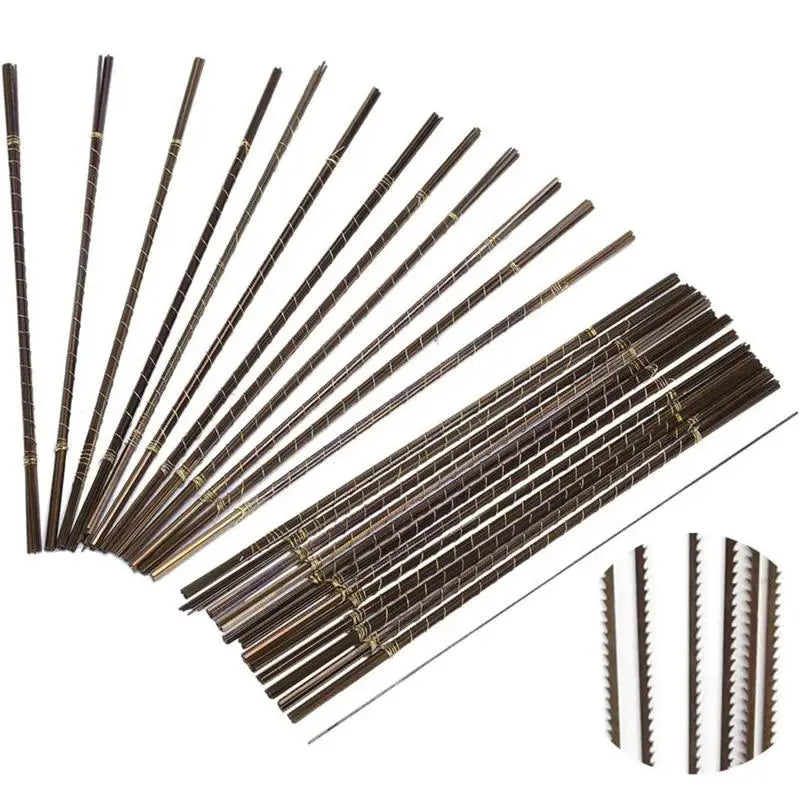 Jeweler's Saw Blades Set 12/144 Pcs – Carbon Steel Cutting Jeweler's Saw Blades Axl