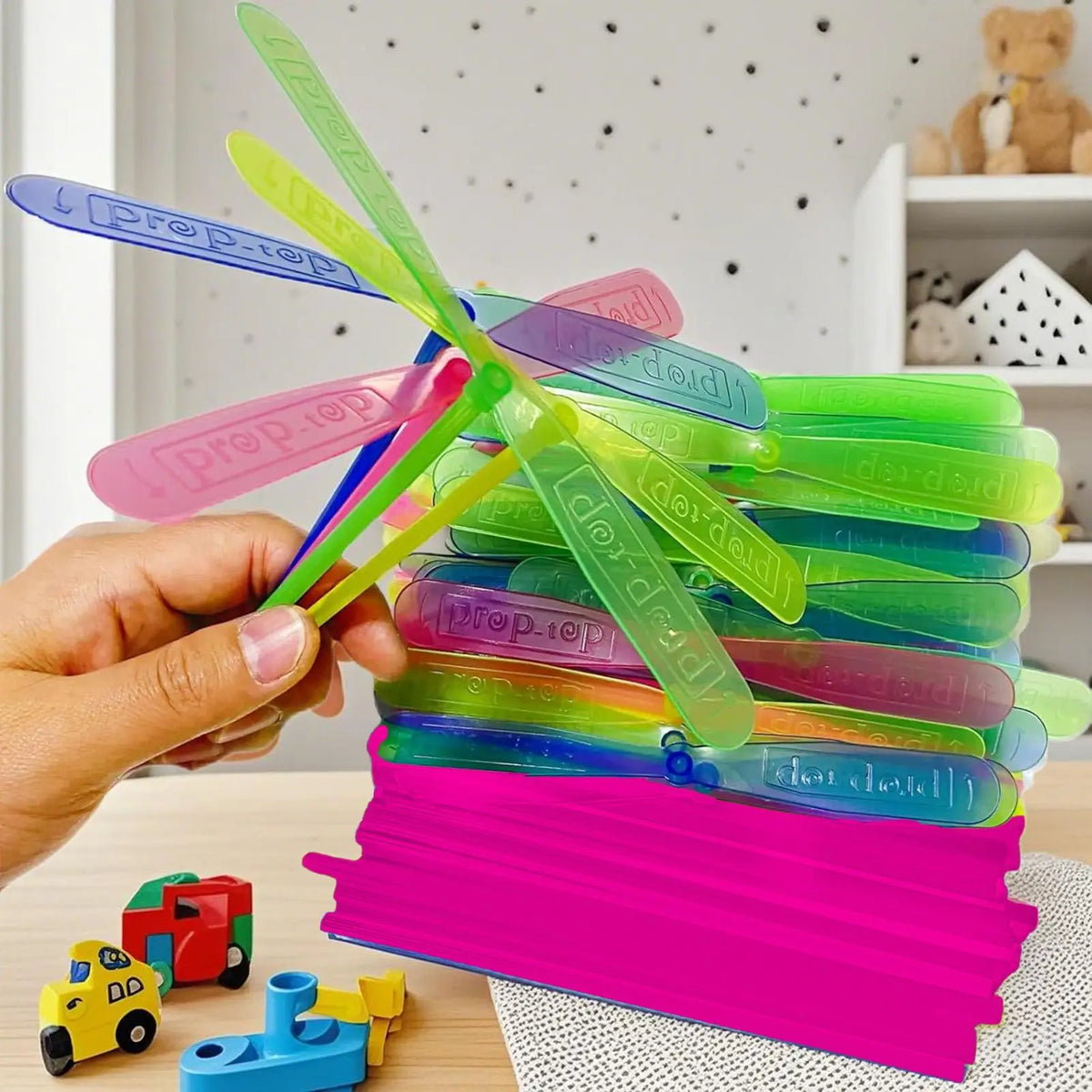 30-Pack Dragonfly Hand Spinner Propeller Toys for Kids Outdoor Flying Spinner Toy Axl