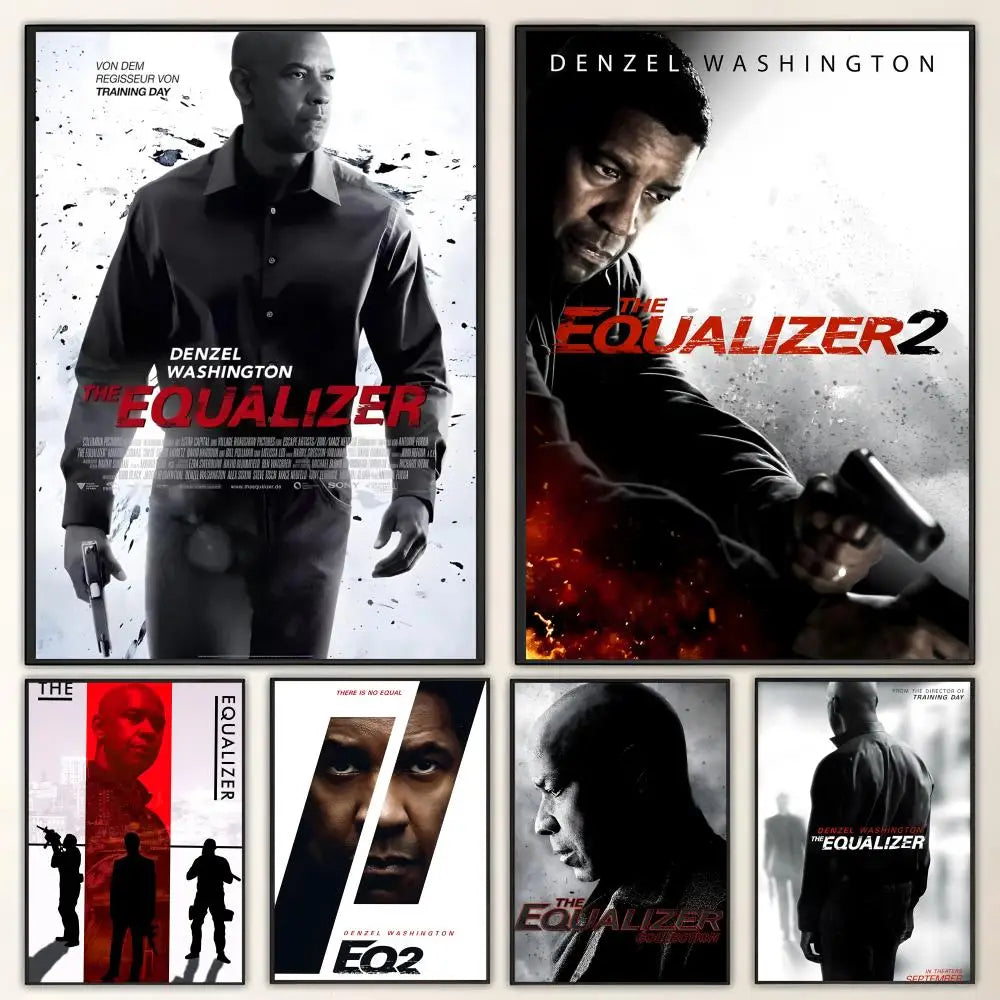 The Equalizer Movie Poster – HD Waterproof Wall Art Print Movie Wall Poster Axl