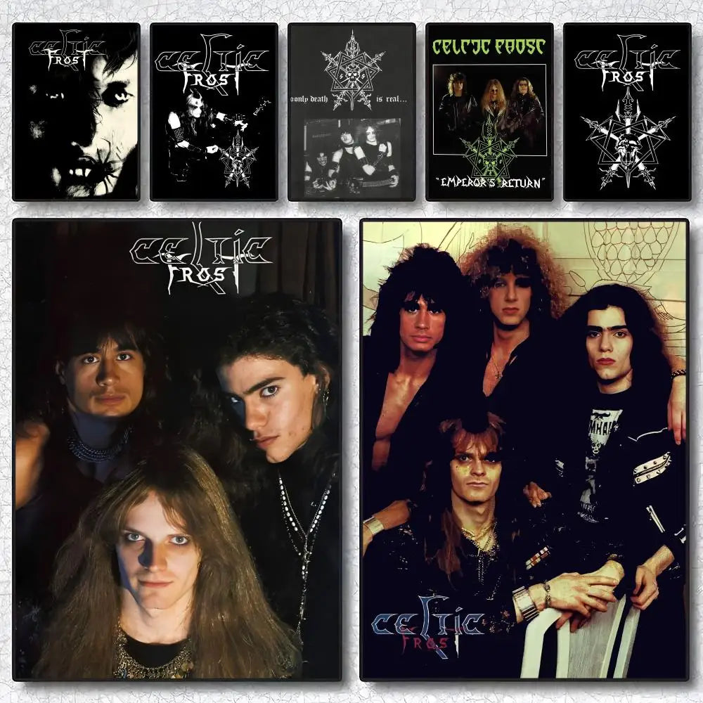 Celtic Frost Canvas Wall Art – Rock Band Poster Unframed Canvas Wall Art Axl