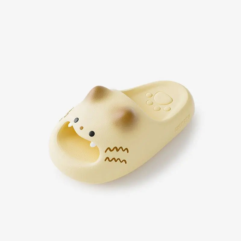 Lorilury Women's EVA Cat Slippers – Cute Kitty Indoor Shoes Indoor Slippers Axl Yellow 44-45