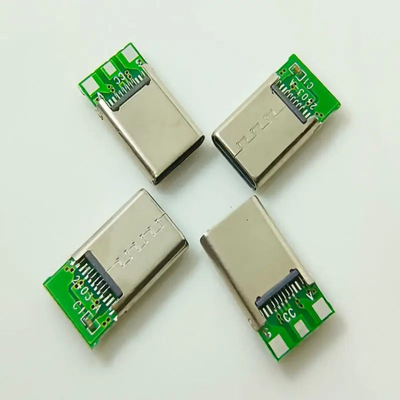 PD 3-Wire Type-C Laptop Connector 3-Pin with CC Pin & Capacitor USB-C Charging Connector Axl