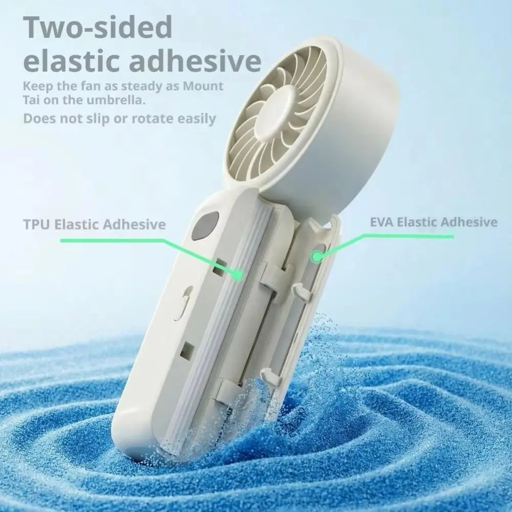 3-in-1 USB Rechargeable Clip Fan – Silent Mini Desktop Fan Portable Clip Fan Axl