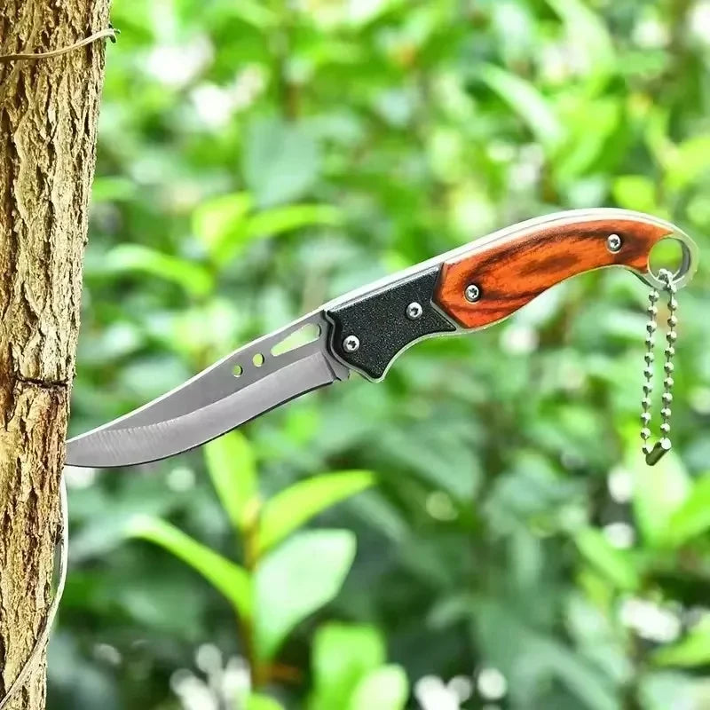 Stainless Steel Pocket Knife Set – EDC Camping & Fruit Knife Camping Pocket Knife Axl
