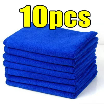 Microfiber Cleaning Cloths 10/20 Pack – Car & Home Towels Microfiber Cleaning Cloths Axl Blue -30x30cm- 10pcs