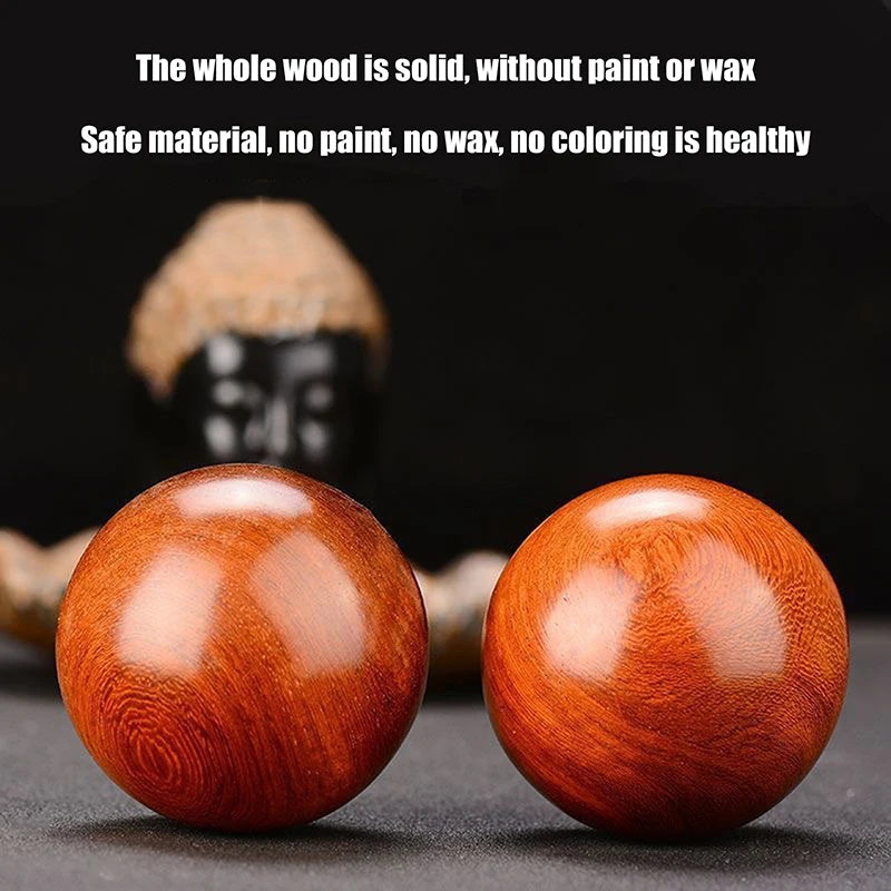 Rosewood Hand Massage Balls – Wooden Baoding Fitness Balls Hand Massage Balls Axl
