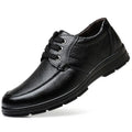 YBQJOO Men's Genuine Leather Loafers | Casual Work Shoes Men's Leather Loafers Axl black 38